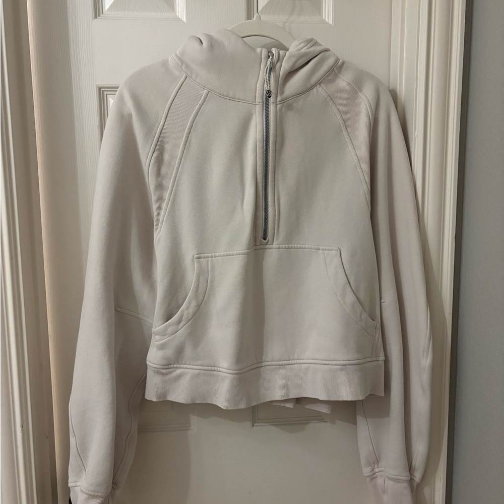 Lululemon Women’s Scuba Oversized Half-Zip: Color Bone